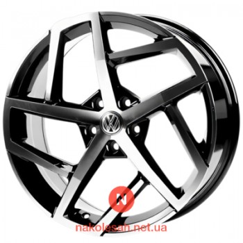 Replica VW6108 7.5x17 5x112 ET45 DIA57.1 BMF