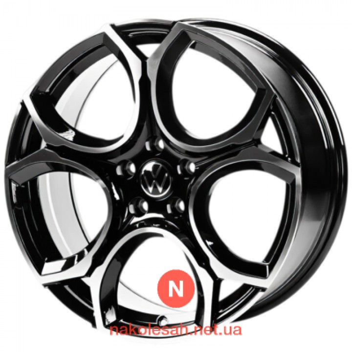 Replica VW6137 8x19 5x112 ET45 DIA57.1 BMF