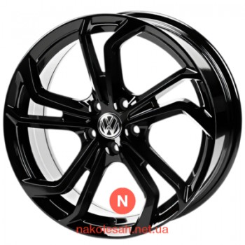 Replica VW698 8x18 5x112 ET45 DIA57.1 Black