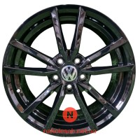 Replica 664 7.5x17 5x112 ET45 DIA57.1 Black