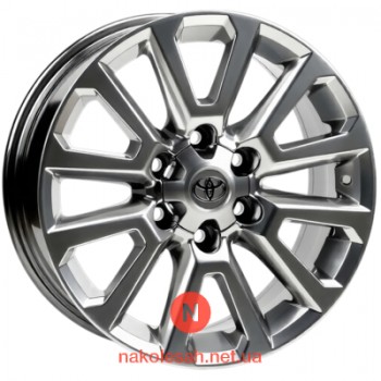 Replica TY313 7.5x18 6x139.7 ET25 DIA106.1 Chrome-Sil