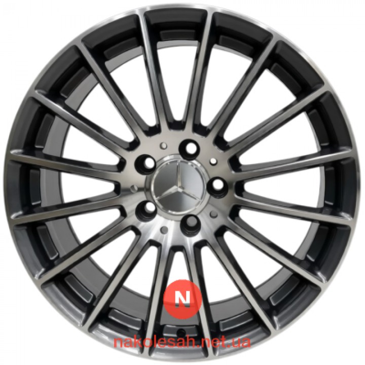 Replica MR248 8x18 5x112 ET43 DIA66.56 DGMF