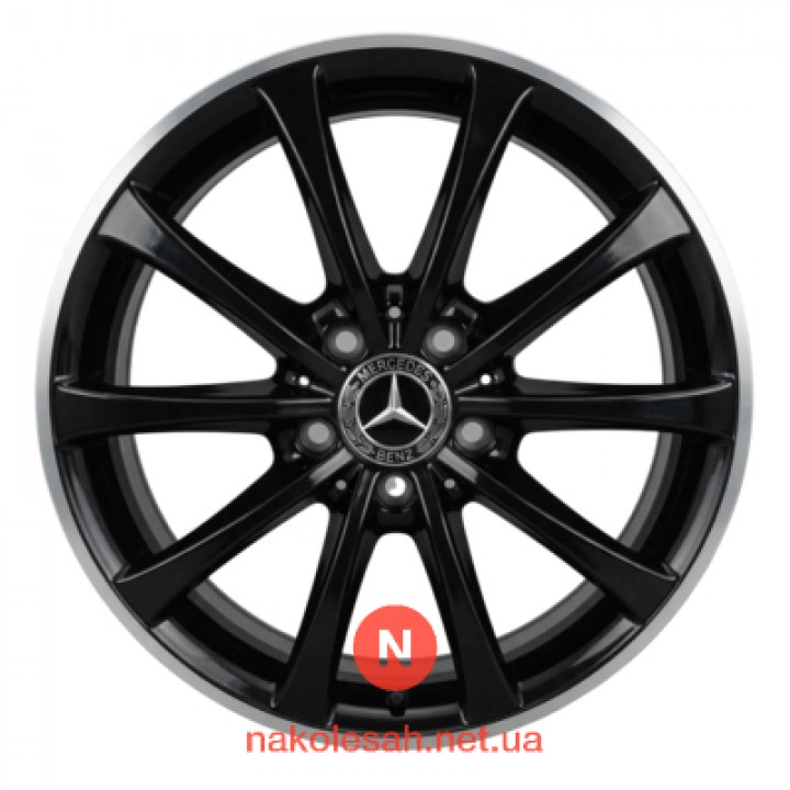 Mercedes OEM A1774010300 6.5x17 5x112 ET44 DIA66.6 Black