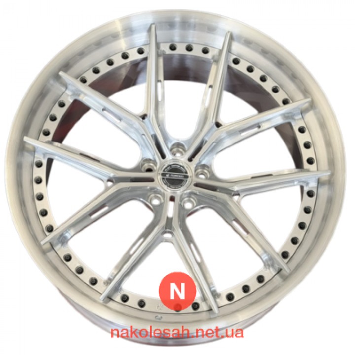 WS FORGED WS-142C 10.5x23 5x112 ET5 DIA66.5 BRS/MTSIL