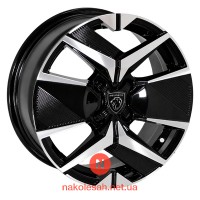 Zorat Wheels BKY1256 6.5x16 4x108 ET32 DIA65.1 MCB