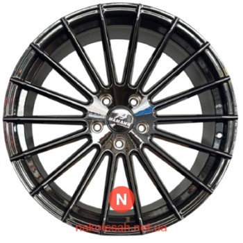 Flow Forming YF0124 9.5x20 5x120 ET30 DIA72.6 Black