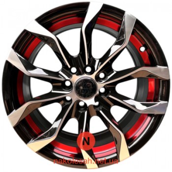 RomaxWheels DX151 7x15 4x100/114.3 ET30 DIA73.1 Black