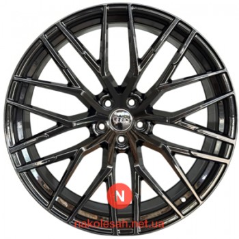 Flow Forming FBX342-22 9.5x22 5x112 ET26 DIA66.6 Black