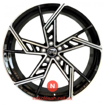 Flow Forming 5611 10x22 5x112 ET21 DIA66.5 Black