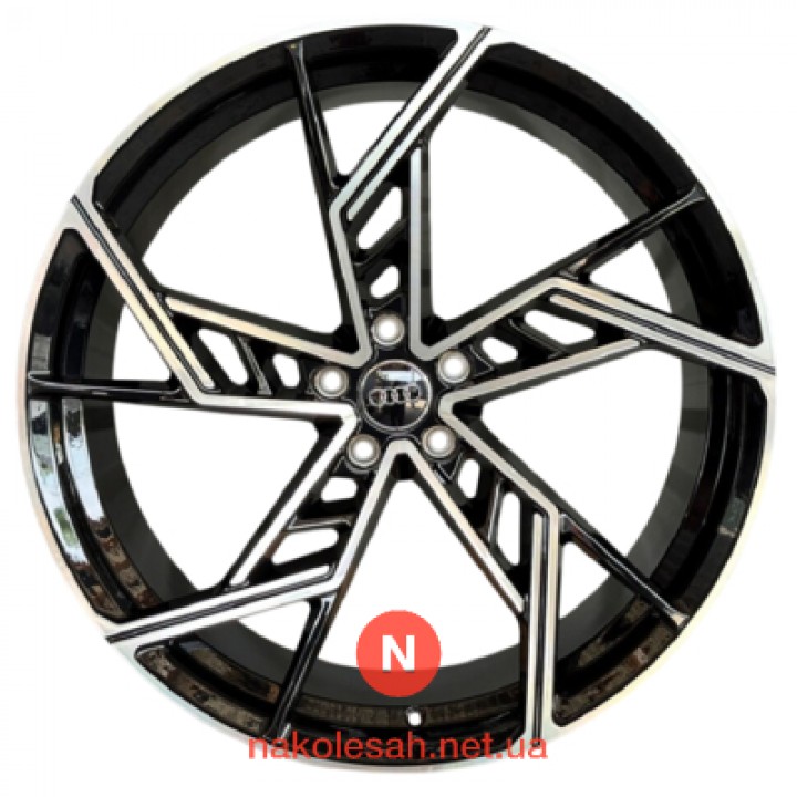 Flow Forming 5611 10x22 5x112 ET21 DIA66.5 Black