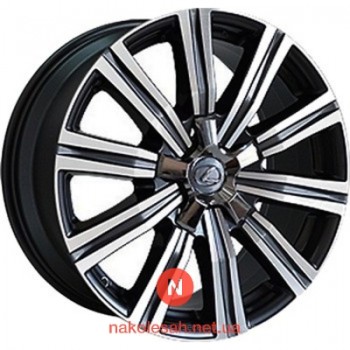 Replica Lexus (LX1003) 8.5x21 5x150 ET54 DIA110.1 BKF