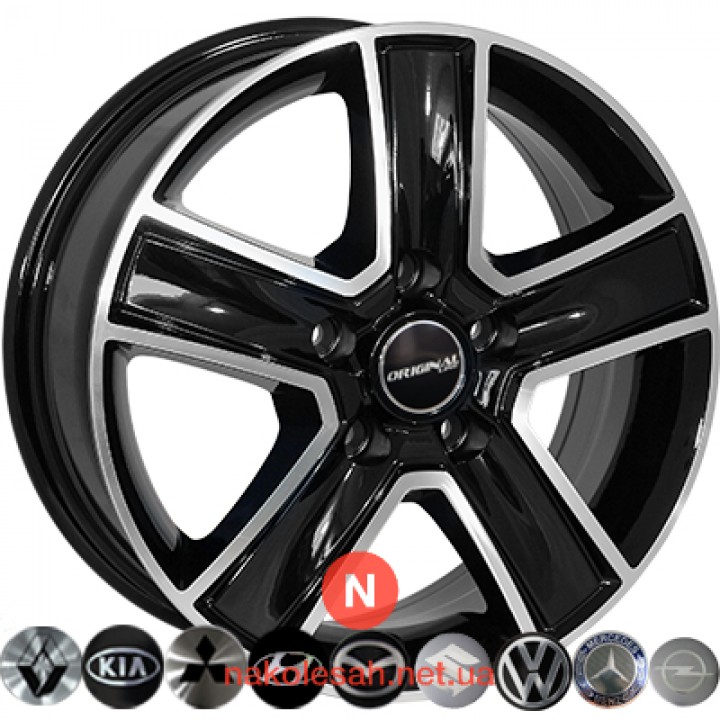 Zorat Wheels BK473 6.5x15 5x130 ET54 DIA84.1 BP