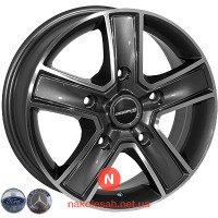 Zorat Wheels BK473 6.5x16 5x118 ET45 DIA71.1 GP