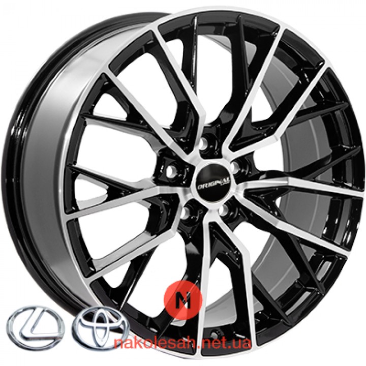 Zorat Wheels BK5137 8x19 5x114.3 ET35 DIA60.1 BP