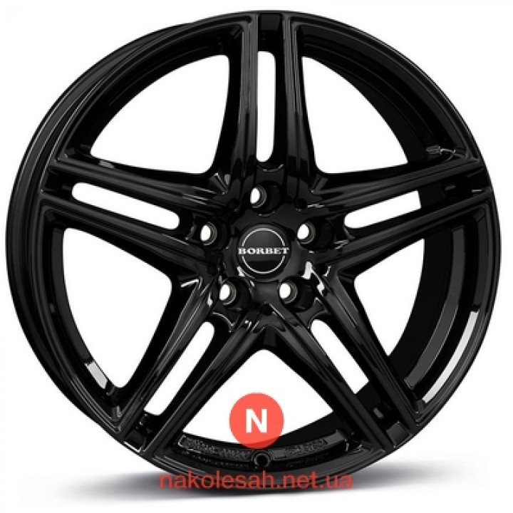 Borbet XR 7.5x17 5x112 ET27 DIA66.6 Black