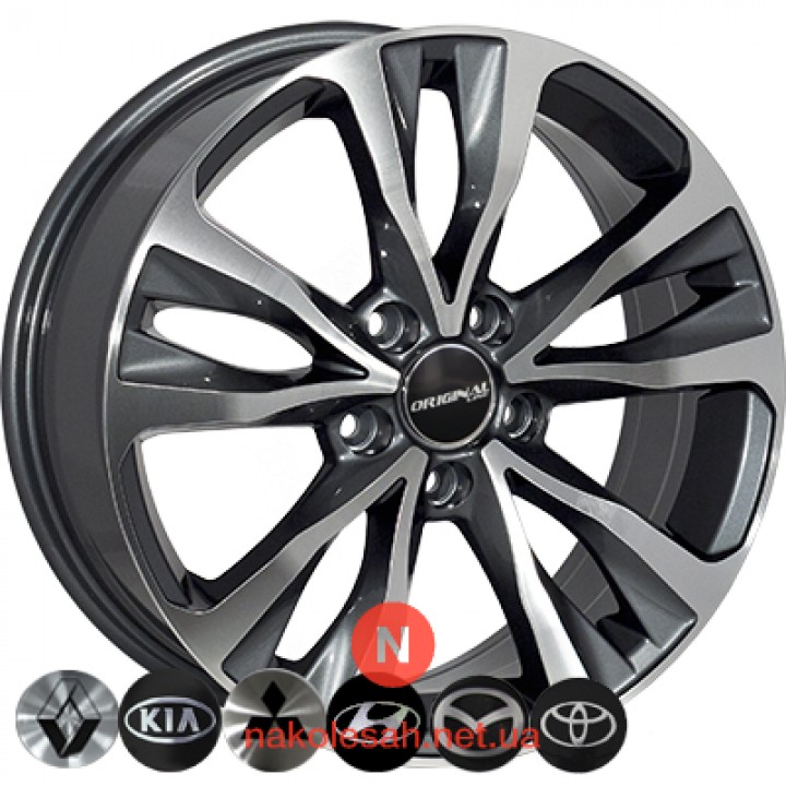 Zorat Wheels BK5212 7x17 5x114.3 ET45 DIA67.1 GP