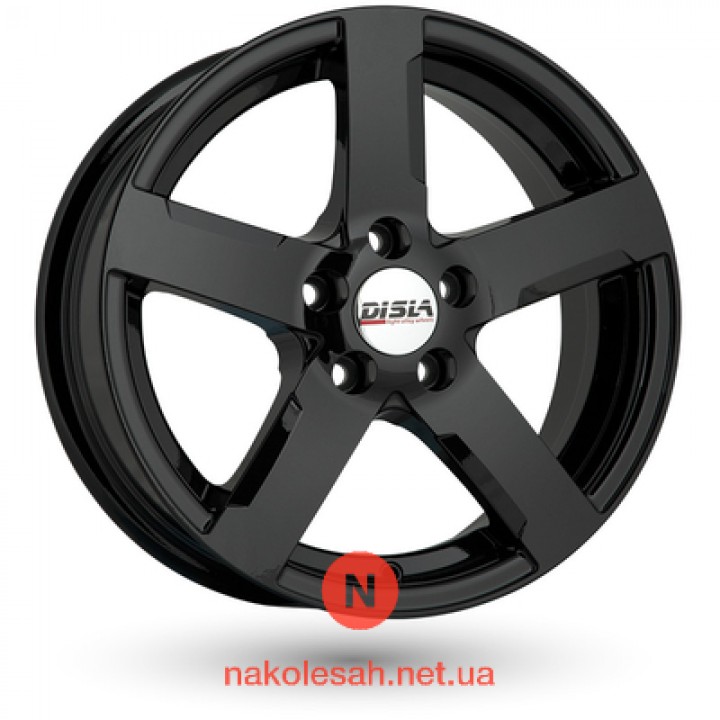 Disla Tornado 6.5x15 5x114.3 ET40 DIA67.1 Black