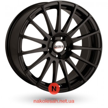 Disla Turismo 7.5x17 5x108 ET40 DIA67.1 Black