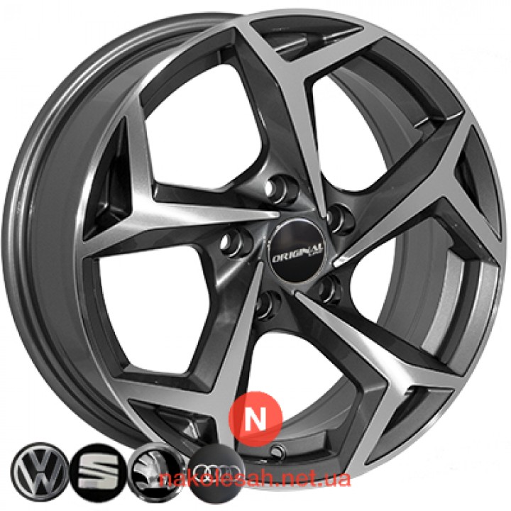 Zorat Wheels BK5340 6.5x16 5x112 ET40 DIA57.1 GP