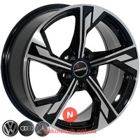 Zorat Wheels BK5419 7.5x17 5x112 ET35 DIA66.6 BP