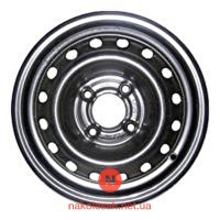 Skov Chevrolet Aveo 6x15 4x100 ET48 DIA56.6 Black