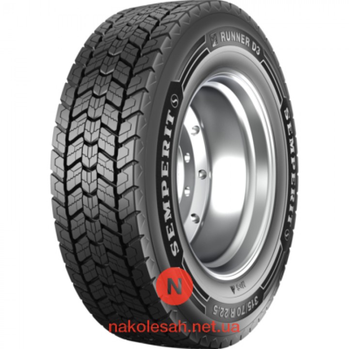 Semperit Runner D3 (ведуча) 315/70 R22.5 154/150L